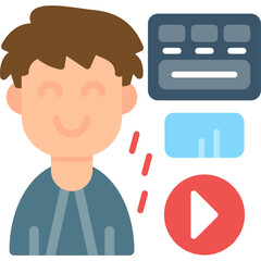Augmented Reality Icon Vector Element