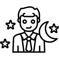 Insomnia Icon Vector Element