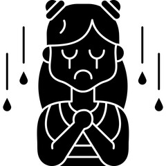 Depressed Icon Vector Element