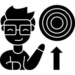 Ambition Icon Vector Element