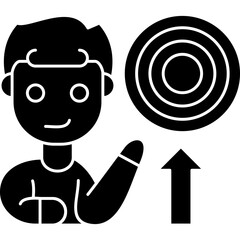 Ambition Icon Vector Element