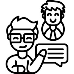 Consultant Icon Vector Element