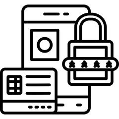 Pin Code Icon Vector Element