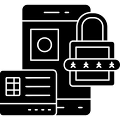 Pin Code Icon Vector Element