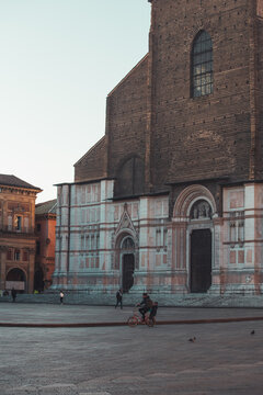 Morning view of Bologna street