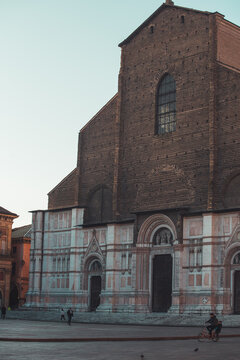 Morning view of Bologna street