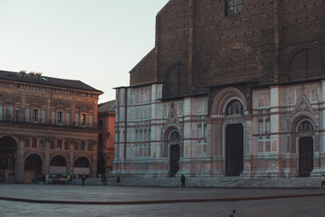 Morning view of Bologna street