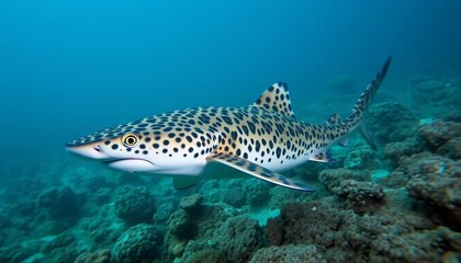 Obraz premium Stunning Zebra Shark Underwater