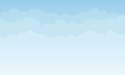Abstract background with soft cloud shapes in gentle blue hues. Calming background with soft clouds and a gradient sky