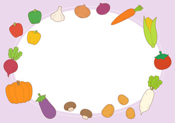 various vegetable frame 2
