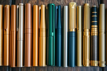 Obraz premium A Spectrum of Exquisite Pens