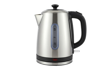 Stainless Steel Electric Kettle on Transparent  background