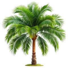 Obraz premium palm tree on white background