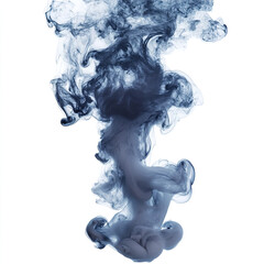 smoke on white background created with Generative AI