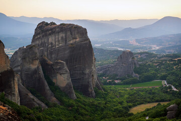 Meteora – one of the wonders of the world, suspended monasteries in Greece.
