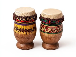 Decorative Small Wooden Drums
