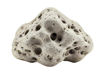 Grey Lava Rock Texture on Transparent  background