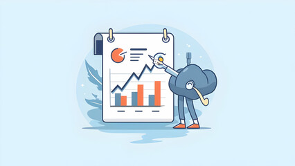 Analytics Check Mark: Data Verification Icon