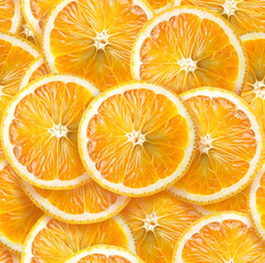 Fresh orange seamless background. Orange advertising background. Seamless texture