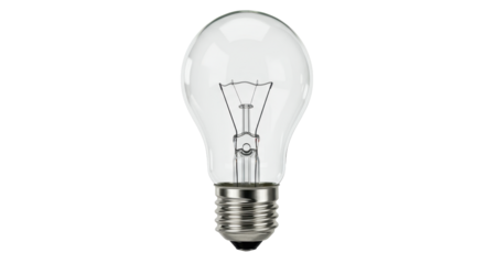 Isolated Incandescent Light Bulb