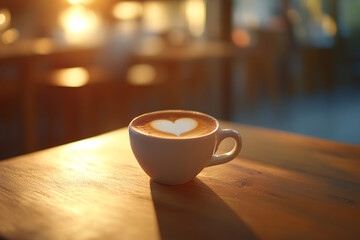 Obraz premium Coffee close-up, coffee cup coffee scene