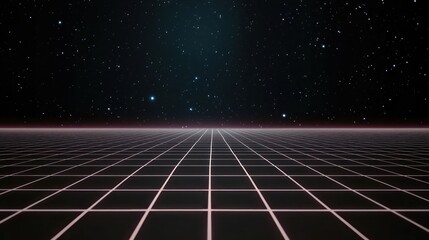 80s Gridded Space Highway