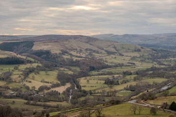 View from Millstone edge into Hope Valley