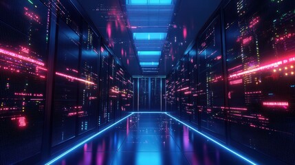 Quantum Computing Server Room with Glowing Data Strejpeg