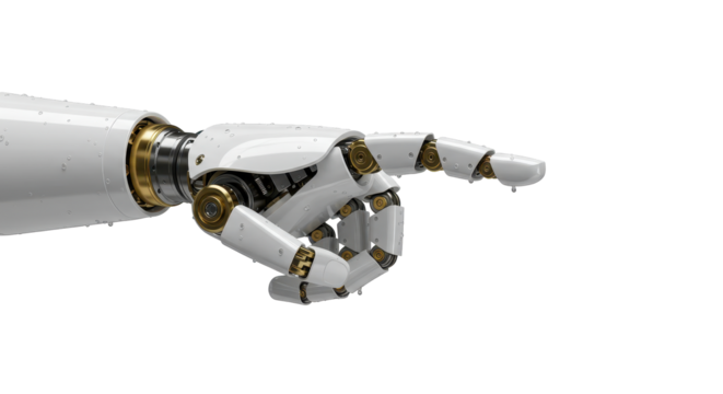 Isolated Robotic Hand Pointing