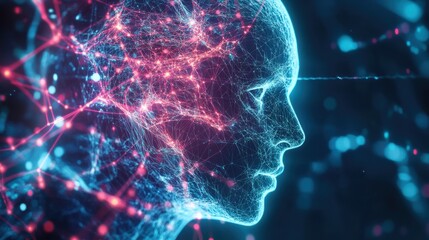 Quantum AI Holographic Network Generating Cognitive Mind