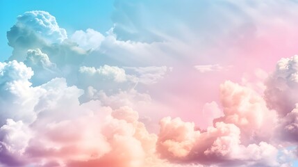 Surreal and Ethereal Landscape with Soft Pastel Hues Wispy Clouds and a Dreamy Weightless Atmosphere  Seamless Sky Pattern with a Calming Transcendent Aesthetic