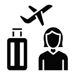 Traveler Female Icon