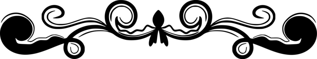 Ornament Floral Line