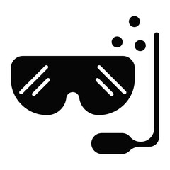 Obraz premium Diving Mask Icon