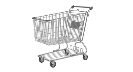 Isolated Shopping Cart