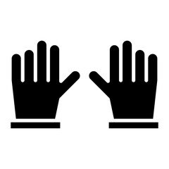 Obraz premium Exam Gloves Icon