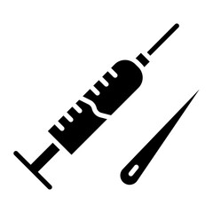 Needle And Syringe Icon