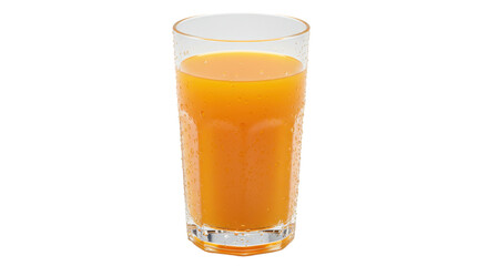 Isolated Glass of Orange Juice
