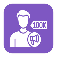 Macro influencer Icon