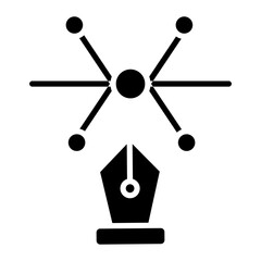 Arch Point And Pen Icon