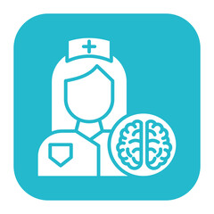 Mental Health Nurse Icon