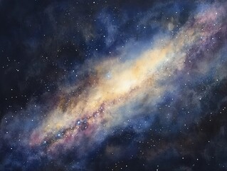 Fototapeta premium stars and nebula
