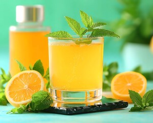 Refreshing Lemon Mint Drink