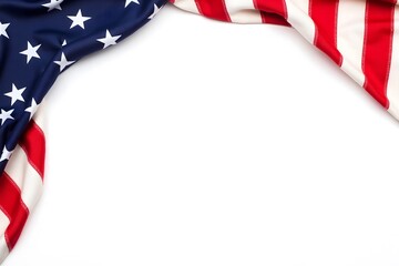 american flag on a white background