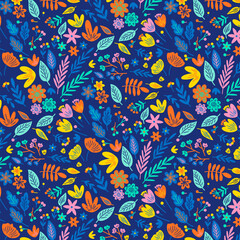 Cheerful Cute Floral Pattern