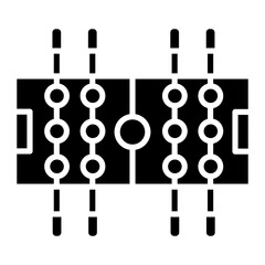 Fototapeta premium Foosball Table Icon