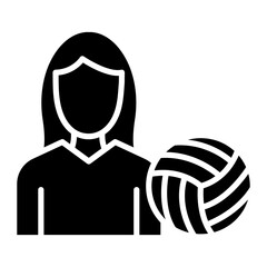 Lady Player Icon