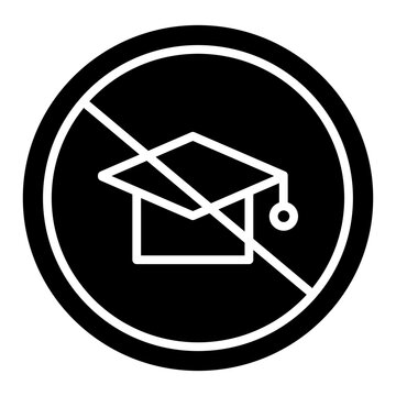 No Education Icon