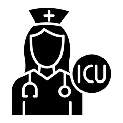 ICU Nurse Icon