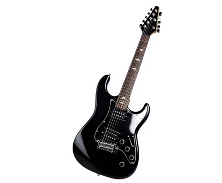 Black electric guitar (1)